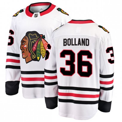 Men's Breakaway Chicago Blackhawks Dave Bolland Fanatics Branded Away Jersey - White