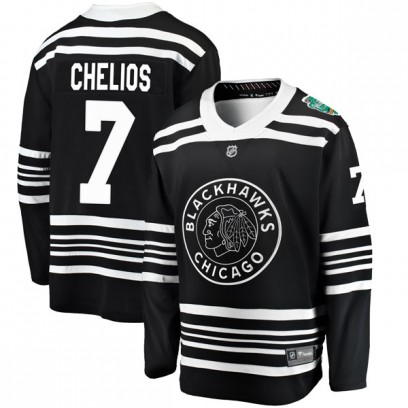Men's Breakaway Chicago Blackhawks Chris Chelios Fanatics Branded 2019 Winter Classic Jersey - Black