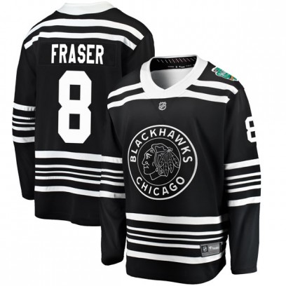 Men's Breakaway Chicago Blackhawks Curt Fraser Fanatics Branded 2019 Winter Classic Jersey - Black
