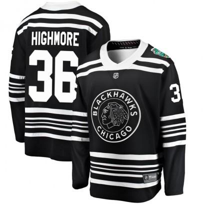 Men's Breakaway Chicago Blackhawks Matthew Highmore Fanatics Branded 2019 Winter Classic Jersey - Black