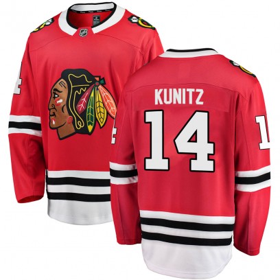Youth Breakaway Chicago Blackhawks Chris Kunitz Fanatics Branded Home Jersey - Red
