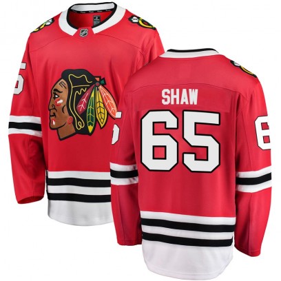 Youth Breakaway Chicago Blackhawks Andrew Shaw Fanatics Branded Home Jersey - Red