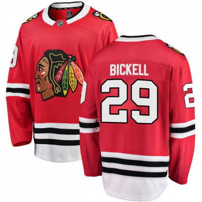 Men's Breakaway Chicago Blackhawks Bryan Bickell Fanatics Branded Home Jersey - Red