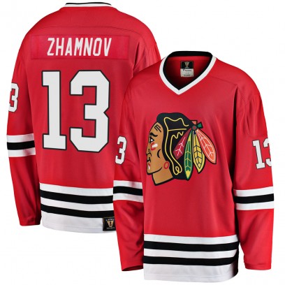 Youth Premier Chicago Blackhawks Alex Zhamnov Fanatics Branded Breakaway Heritage Jersey - Red