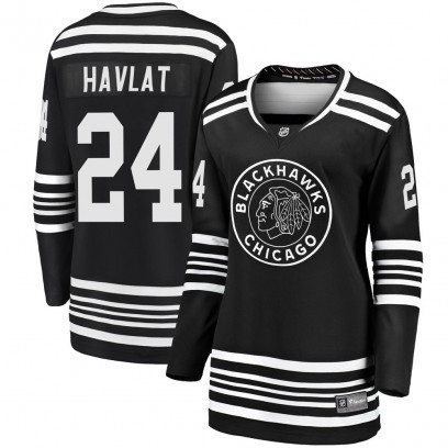 Women's Premier Chicago Blackhawks Martin Havlat Fanatics Branded Breakaway Alternate 2019/20 Jersey - Black