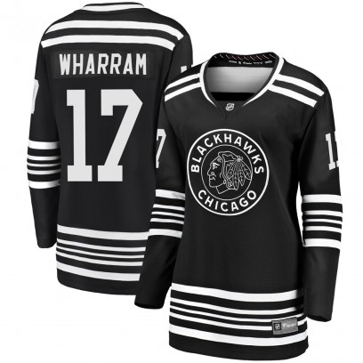 Women's Premier Chicago Blackhawks Kenny Wharram Fanatics Branded Breakaway Alternate 2019/20 Jersey - Black