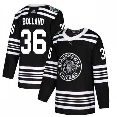 Youth Authentic Chicago Blackhawks Dave Bolland Adidas 2019 Winter Classic Jersey - Black