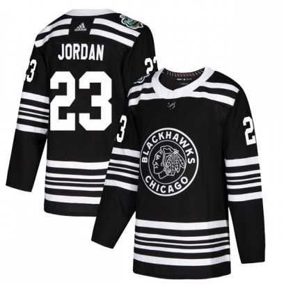 Youth Authentic Chicago Blackhawks Michael Jordan Adidas 2019 Winter Classic Jersey - Black