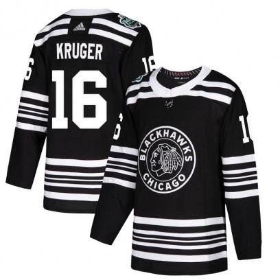 Youth Authentic Chicago Blackhawks Marcus Kruger Adidas 2019 Winter Classic Jersey - Black