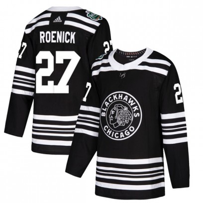 Youth Authentic Chicago Blackhawks Jeremy Roenick Adidas 2019 Winter Classic Jersey - Black