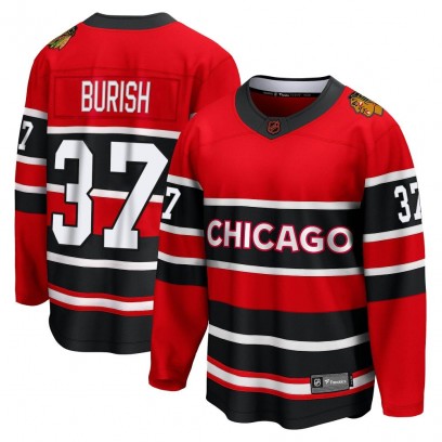 Men's Breakaway Chicago Blackhawks Adam Burish Fanatics Branded Special Edition 2.0 Jersey - Red