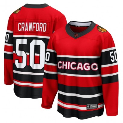 Men's Breakaway Chicago Blackhawks Corey Crawford Fanatics Branded Special Edition 2.0 Jersey - Red