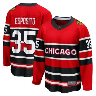 Men's Breakaway Chicago Blackhawks Tony Esposito Fanatics Branded Special Edition 2.0 Jersey - Red