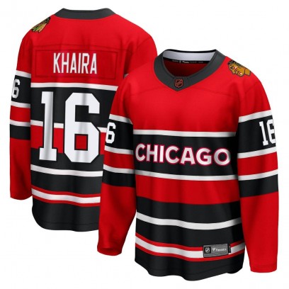 Men's Breakaway Chicago Blackhawks Jujhar Khaira Fanatics Branded Special Edition 2.0 Jersey - Red