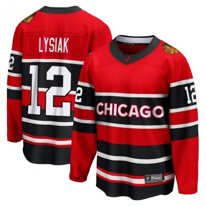 Men's Breakaway Chicago Blackhawks Tom Lysiak Fanatics Branded Special Edition 2.0 Jersey - Red