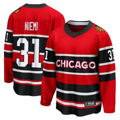 Men's Breakaway Chicago Blackhawks Antti Niemi Fanatics Branded Special Edition 2.0 Jersey - Red