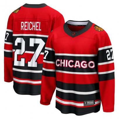 Men's Breakaway Chicago Blackhawks Lukas Reichel Fanatics Branded Special Edition 2.0 Jersey - Red