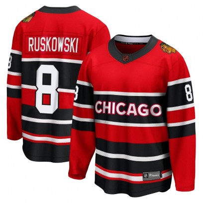 Men's Breakaway Chicago Blackhawks Terry Ruskowski Fanatics Branded Special Edition 2.0 Jersey - Red