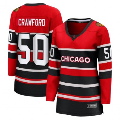 Women's Breakaway Chicago Blackhawks Corey Crawford Fanatics Branded Special Edition 2.0 Jersey - Red