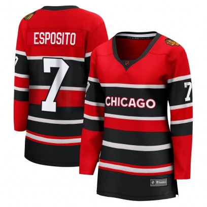 Women's Breakaway Chicago Blackhawks Phil Esposito Fanatics Branded Special Edition 2.0 Jersey - Red