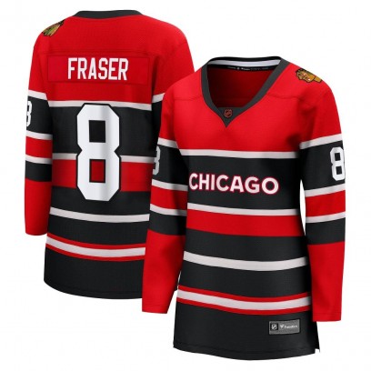 Women's Breakaway Chicago Blackhawks Curt Fraser Fanatics Branded Special Edition 2.0 Jersey - Red