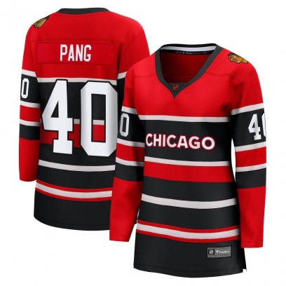 Women's Breakaway Chicago Blackhawks Darren Pang Fanatics Branded Special Edition 2.0 Jersey - Red