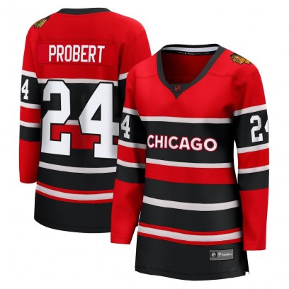 Women's Breakaway Chicago Blackhawks Bob Probert Fanatics Branded Special Edition 2.0 Jersey - Red