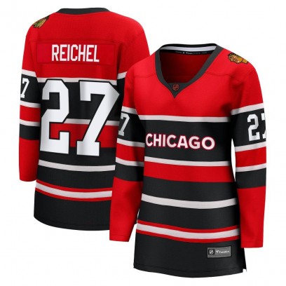 Women's Breakaway Chicago Blackhawks Lukas Reichel Fanatics Branded Special Edition 2.0 Jersey - Red
