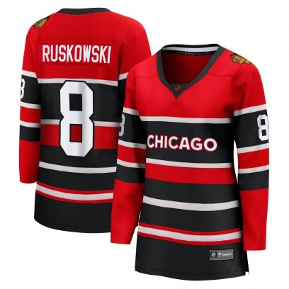 Women's Breakaway Chicago Blackhawks Terry Ruskowski Fanatics Branded Special Edition 2.0 Jersey - Red