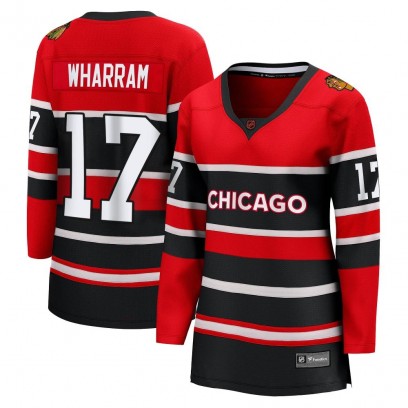 Women's Breakaway Chicago Blackhawks Kenny Wharram Fanatics Branded Special Edition 2.0 Jersey - Red
