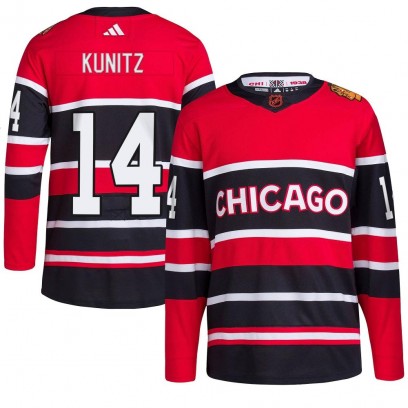 Youth Authentic Chicago Blackhawks Chris Kunitz Adidas Reverse Retro 2.0 Jersey - Red