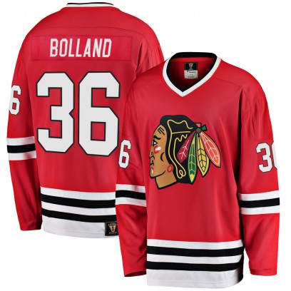 Men's Premier Chicago Blackhawks Dave Bolland Fanatics Branded Breakaway Heritage Jersey - Red