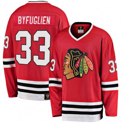 Men's Premier Chicago Blackhawks Dustin Byfuglien Fanatics Branded Breakaway Heritage Jersey - Red
