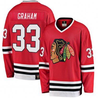 Men's Premier Chicago Blackhawks Dirk Graham Fanatics Branded Breakaway Heritage Jersey - Red