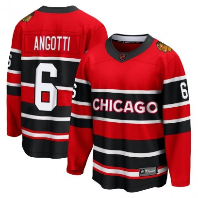 Youth Breakaway Chicago Blackhawks Lou Angotti Fanatics Branded Special Edition 2.0 Jersey - Red