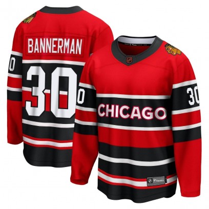 Youth Breakaway Chicago Blackhawks Murray Bannerman Fanatics Branded Special Edition 2.0 Jersey - Red