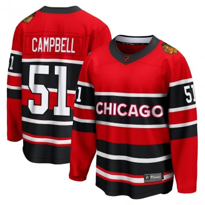 Youth Breakaway Chicago Blackhawks Brian Campbell Fanatics Branded Special Edition 2.0 Jersey - Red