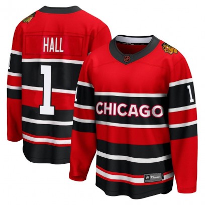 Youth Breakaway Chicago Blackhawks Glenn Hall Fanatics Branded Special Edition 2.0 Jersey - Red