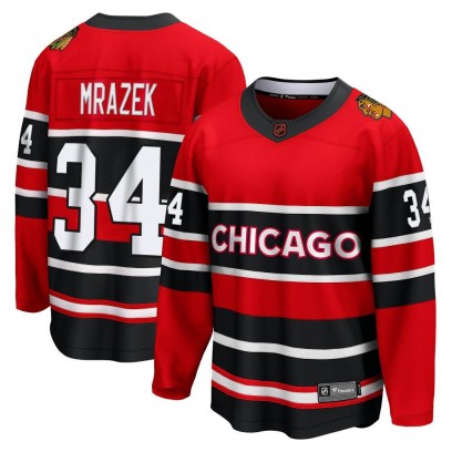 Youth Breakaway Chicago Blackhawks Petr Mrazek Fanatics Branded Special Edition 2.0 Jersey - Red