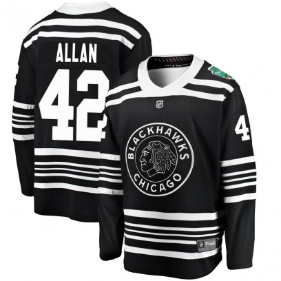 Youth Breakaway Chicago Blackhawks Nolan Allan Fanatics Branded 2019 Winter Classic Jersey - Black