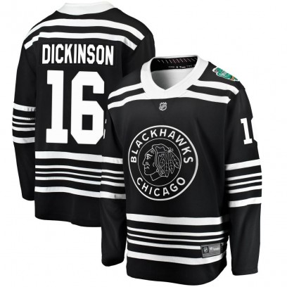 Youth Breakaway Chicago Blackhawks Jason Dickinson Fanatics Branded 2019 Winter Classic Jersey - Black