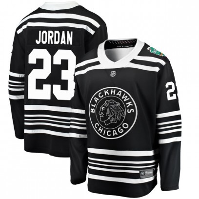 Youth Breakaway Chicago Blackhawks Michael Jordan Fanatics Branded 2019 Winter Classic Jersey - Black