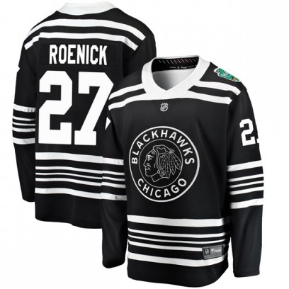 Youth Breakaway Chicago Blackhawks Jeremy Roenick Fanatics Branded 2019 Winter Classic Jersey - Black