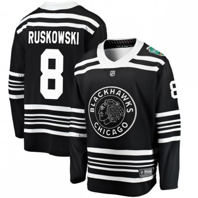Youth Breakaway Chicago Blackhawks Terry Ruskowski Fanatics Branded 2019 Winter Classic Jersey - Black