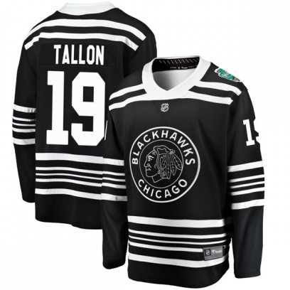 Youth Breakaway Chicago Blackhawks Dale Tallon Fanatics Branded 2019 Winter Classic Jersey - Black