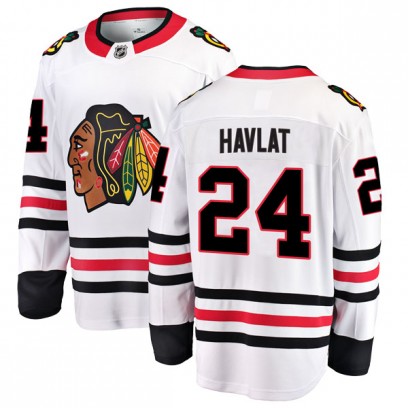 Youth Breakaway Chicago Blackhawks Martin Havlat Fanatics Branded Away Jersey - White