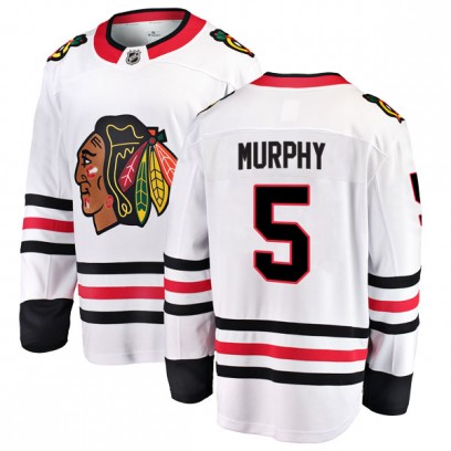 Youth Breakaway Chicago Blackhawks Connor Murphy Fanatics Branded Away Jersey - White