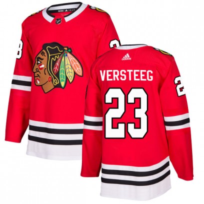 Youth Authentic Chicago Blackhawks Kris Versteeg Adidas Home Jersey - Red