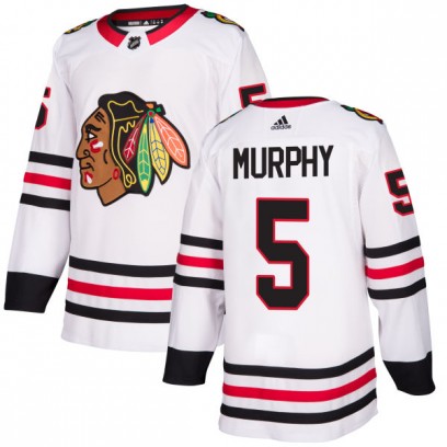 Men's Authentic Chicago Blackhawks Connor Murphy Adidas Jersey - White